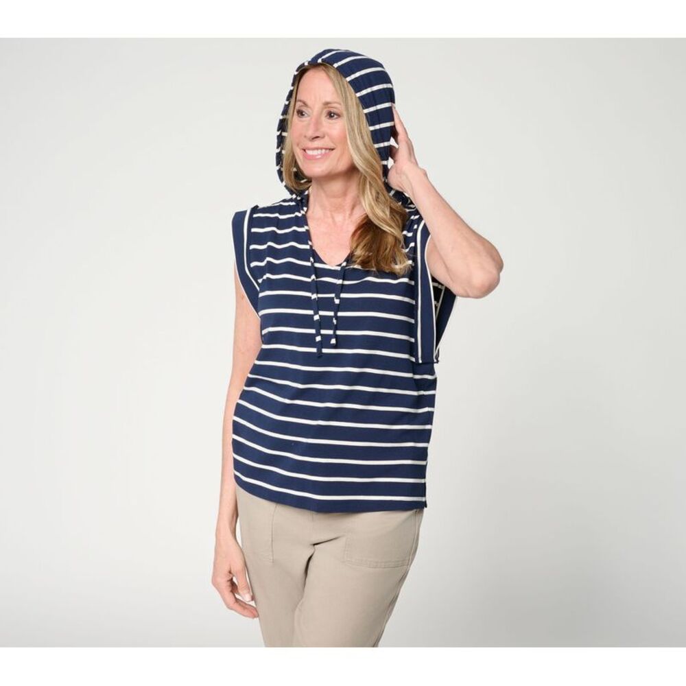 Anybody Women's Top Sz M Make Your Selection: Cozy Knit Jersey Yarn Blue A728443